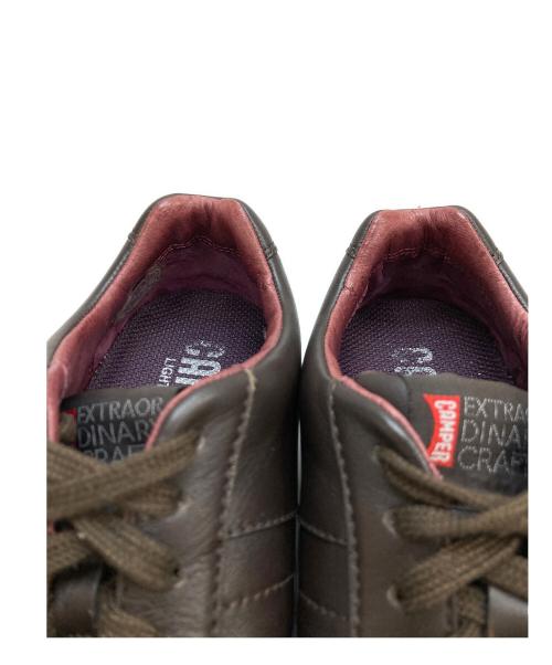 CAMPER（カンペール）CAMPER (カンペール) レザースニーカー ブラウン サイズ:40の古着・服飾アイテム