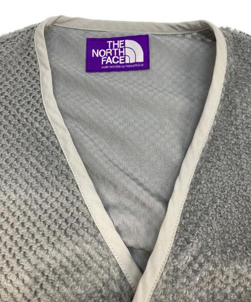 THE NORTHFACE PURPLELABEL（ザ・ノースフェイス パープルレーベル）THE NORTHFACE PURPLELABEL (ザ・ノースフェイス パープルレーベル) Field Reversible Snap Cardigan グレー サイズ:Mの古着・服飾アイテム