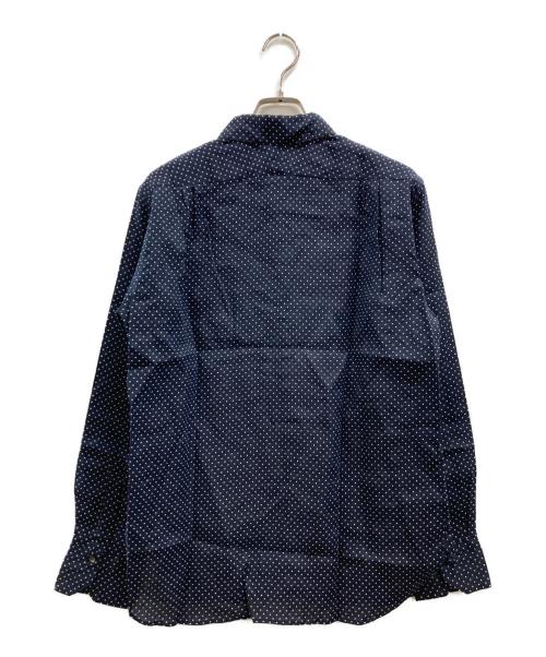 Django Atour（ジャンゴ アトゥール）Django Atour (ジャンゴ アトゥール) リネンドットシャツ ネイビー サイズ:Mの古着・服飾アイテム