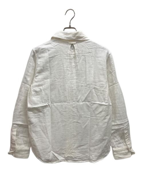 Django Atour（ジャンゴ アトゥール）Django Atour (ジャンゴ アトゥール) フレンチカラー長袖シャツ ホワイト サイズ:Mの古着・服飾アイテム