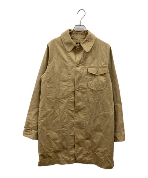 Django Atour（ジャンゴ アトゥール）Django Atour (ジャンゴ アトゥール) ワークコート ベージュ サイズ:Sの古着・服飾アイテム