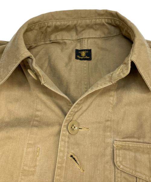 Django Atour（ジャンゴ アトゥール）Django Atour (ジャンゴ アトゥール) ワークコート ベージュ サイズ:Sの古着・服飾アイテム