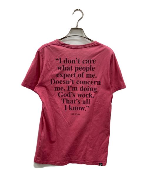 Hysteric Glamour（ヒステリックグラマー）Hysteric Glamour (ヒステリックグラマー) Bob Dylan T ピンク サイズ:Sの古着・服飾アイテム