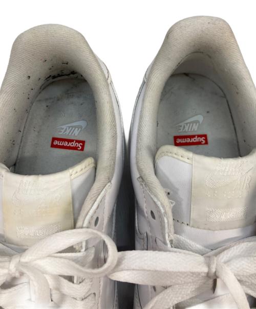 NIKE（ナイキ）NIKE (ナイキ) SUPREME (シュプリーム) AIR FORCE1 ホワイト サイズ:28cmの古着・服飾アイテム