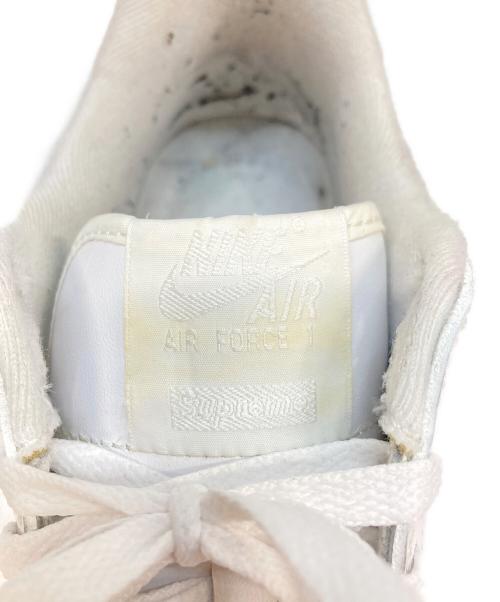 NIKE（ナイキ）NIKE (ナイキ) SUPREME (シュプリーム) AIR FORCE1 ホワイト サイズ:28cmの古着・服飾アイテム