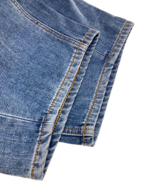 ALEXANDER WANG（アレキサンダー・ワン）ALEXANDER WANG (アレキサンダー・ワン) OVERSIZED ROUNDED LOW RISE JEAN BRUSHED DENIM ブルー サイズ:25の古着・服飾アイテム