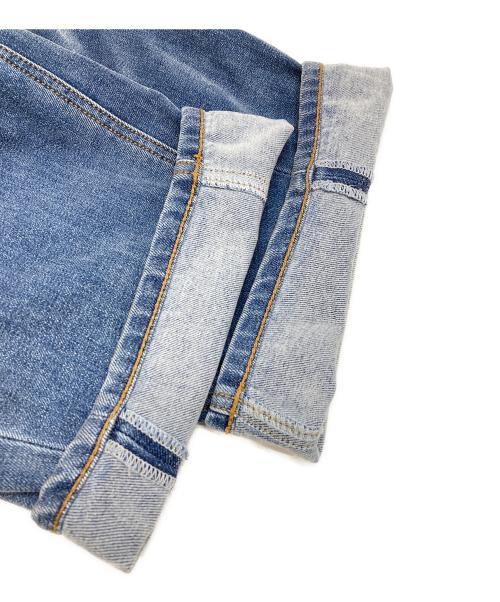ALEXANDER WANG（アレキサンダー・ワン）ALEXANDER WANG (アレキサンダー・ワン) OVERSIZED ROUNDED LOW RISE JEAN BRUSHED DENIM ブルー サイズ:25の古着・服飾アイテム