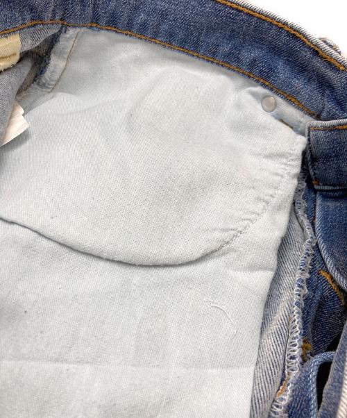 ALEXANDER WANG（アレキサンダー・ワン）ALEXANDER WANG (アレキサンダー・ワン) OVERSIZED ROUNDED LOW RISE JEAN BRUSHED DENIM ブルー サイズ:25の古着・服飾アイテム