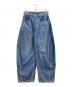ALEXANDER WANG（アレキサンダー・ワン）の古着「OVERSIZED ROUNDED LOW RISE JEAN BRUSHED DENIM」｜ブルー