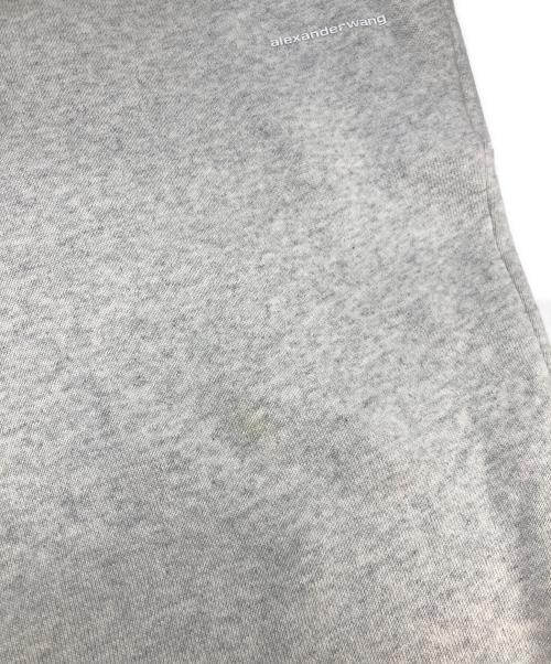ALEXANDER WANG（アレキサンダー・ワン）ALEXANDER WANG (アレキサンダー・ワン) ロゴ刺繍スウェットパンツ ホワイト サイズ:Mの古着・服飾アイテム