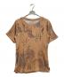 DRIES VAN NOTEN (ドリスヴァンノッテン) ジャガードデザインＴシャツ ブラウン サイズ:不明（実寸参照）：12000円