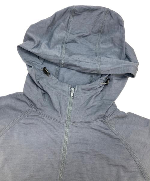 山と道（ヤマトミチ）山と道 (ヤマトミチ) Merino Light Hoody ブルー サイズ:Sの古着・服飾アイテム