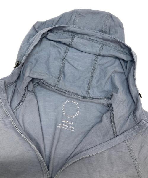 山と道（ヤマトミチ）山と道 (ヤマトミチ) Merino Light Hoody ブルー サイズ:Sの古着・服飾アイテム