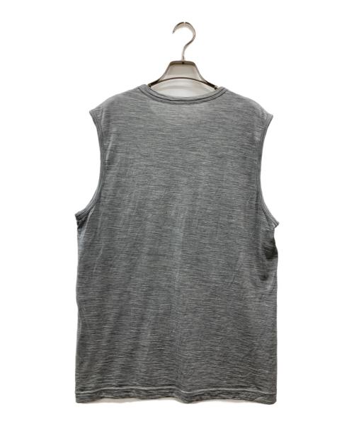 山と道（ヤマトミチ）山と道 (ヤマトミチ) Light Merino Sleeveless グレー サイズ:Lの古着・服飾アイテム