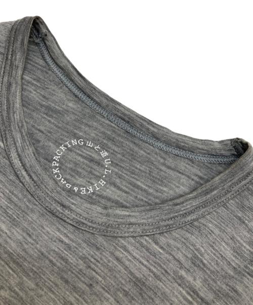 山と道（ヤマトミチ）山と道 (ヤマトミチ) Light Merino Sleeveless グレー サイズ:Lの古着・服飾アイテム
