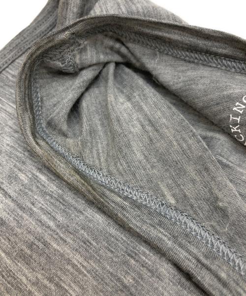 山と道（ヤマトミチ）山と道 (ヤマトミチ) Light Merino Sleeveless グレー サイズ:Lの古着・服飾アイテム