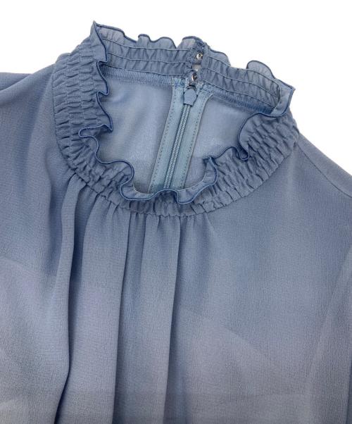 ANAYI（アナイ）ANAYI (アナイ) プリーツワンピース ブルー サイズ:36の古着・服飾アイテム