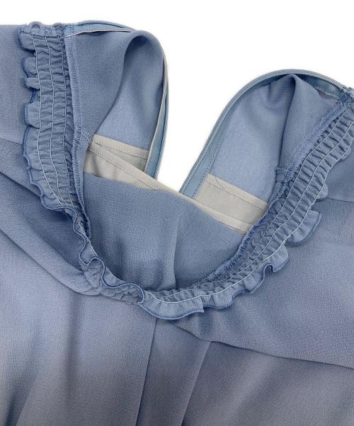 ANAYI（アナイ）ANAYI (アナイ) プリーツワンピース ブルー サイズ:36の古着・服飾アイテム