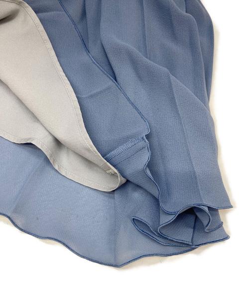 ANAYI（アナイ）ANAYI (アナイ) プリーツワンピース ブルー サイズ:36の古着・服飾アイテム