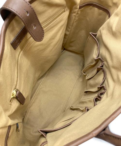 POLO RALPH LAUREN（ポロ・ラルフローレン）POLO RALPH LAUREN (ポロ・ラルフローレン) 2WAYレザートートバッグ キャメルの古着・服飾アイテム