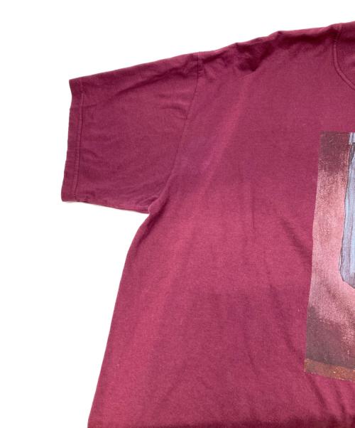 USED（ユーズド）USED (ユーズド) Girl at the Window tee バーガンディー サイズ:XLの古着・服飾アイテム