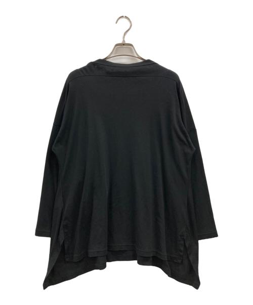 plantation（プランテーション）plantation (プランテーション) デザインカットソー ブラック サイズ:Mの古着・服飾アイテム