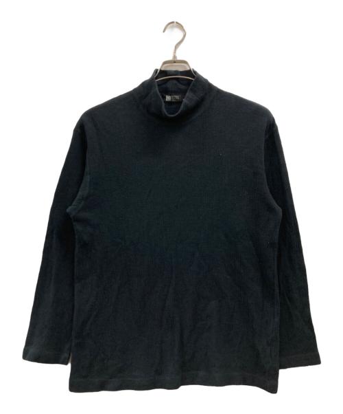 im MIYAKE DESIGN STUDIO（イッセイミヤケデザインスタジオ）im MIYAKE DESIGN STUDIO (イッセイミヤケデザインスタジオ) モックネックカットソー ブラック サイズ:Mの古着・服飾アイテム