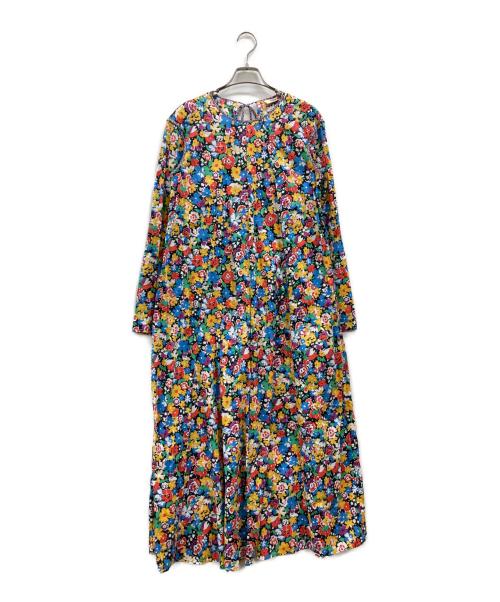 BACCA（バッカ）BACCA (バッカ) リバティプリントワンピース ブラック サイズ:36の古着・服飾アイテム