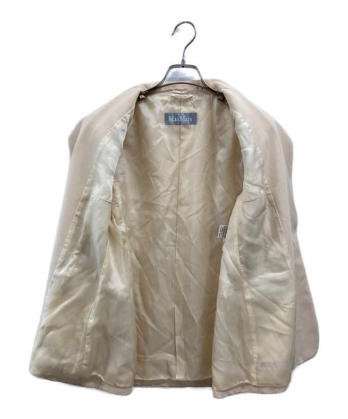 MaxMara（マックスマーラ）MaxMara (マックスマーラ) テーラードジャケット ベージュ サイズ:42の古着・服飾アイテム