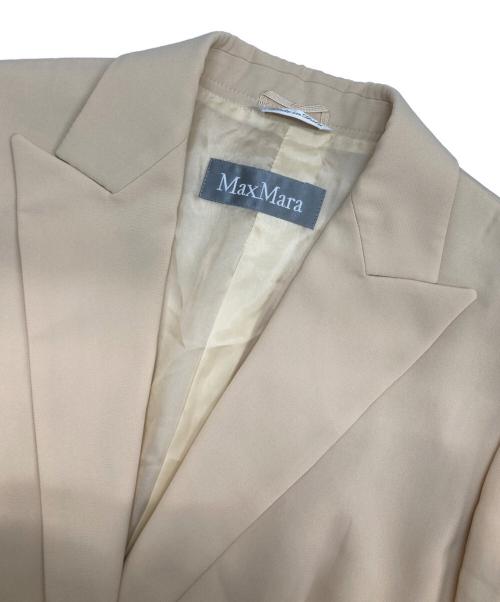MaxMara（マックスマーラ）MaxMara (マックスマーラ) テーラードジャケット ベージュ サイズ:42の古着・服飾アイテム