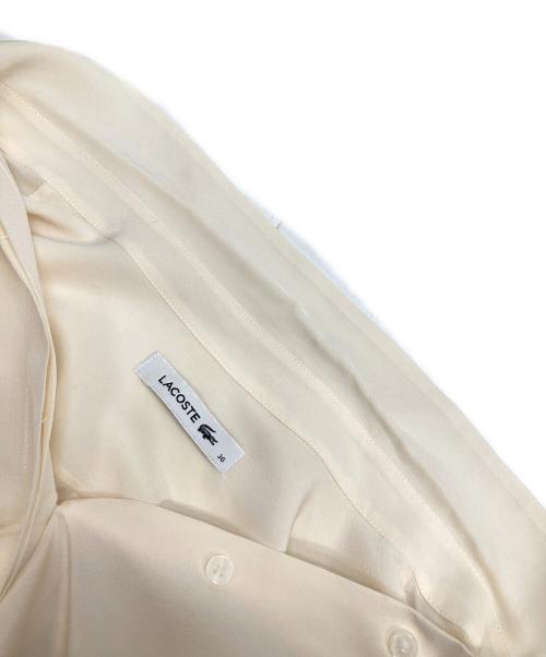 LACOSTE（ラコステ）LACOSTE (ラコステ) シルクシャツ ベージュ サイズ:36の古着・服飾アイテム