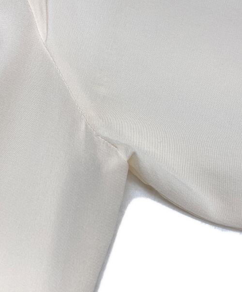 LACOSTE（ラコステ）LACOSTE (ラコステ) シルクシャツ ベージュ サイズ:36の古着・服飾アイテム