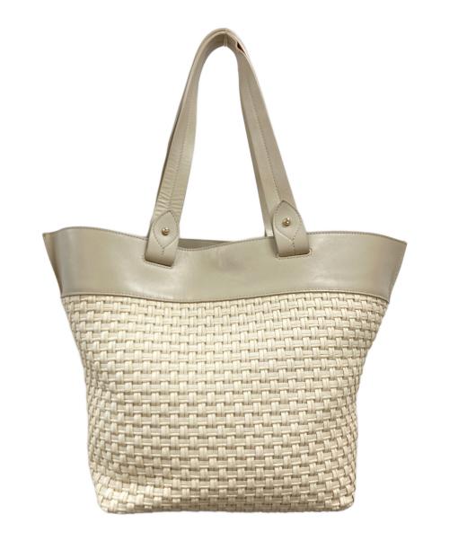 FURLA（フルラ）FURLA (フルラ) カゴトートバッグ ベージュの古着・服飾アイテム