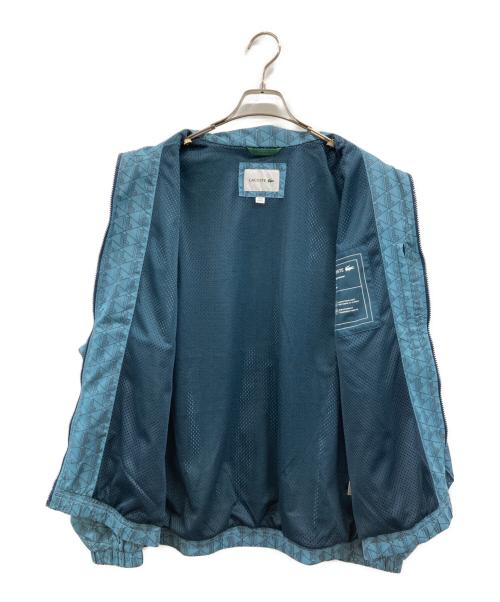 LACOSTE（ラコステ）LACOSTE (ラコステ) モノグラムジャカード撥水ジャケット ブルー サイズ:M/Lの古着・服飾アイテム
