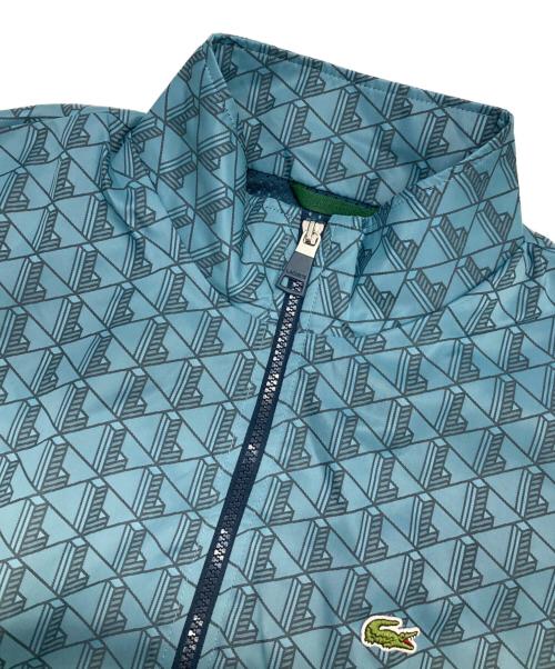 LACOSTE（ラコステ）LACOSTE (ラコステ) モノグラムジャカード撥水ジャケット ブルー サイズ:M/Lの古着・服飾アイテム