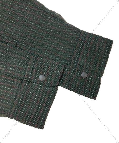 迷迭香（マンネンロウ）迷迭香 (マンネンロウ) ナイロン メッシュシャツ グリーン サイズ:2の古着・服飾アイテム