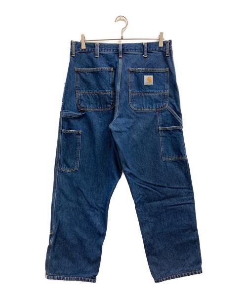 Carhartt WIP（カーハート ワーク イン プログレス）Carhartt WIP (カーハート ワーク イン プログレス) ダブルニーペインターデニムパンツ インディゴ サイズ:32×32の古着・服飾アイテム