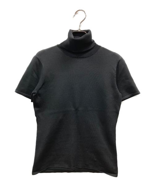 RALPH LAUREN BlackLabel（ラルフローレンブラックレーベル）RALPH LAUREN BlackLabel (ラルフローレンブラックレーベル) サマーニット ブラック サイズ:Mの古着・服飾アイテム