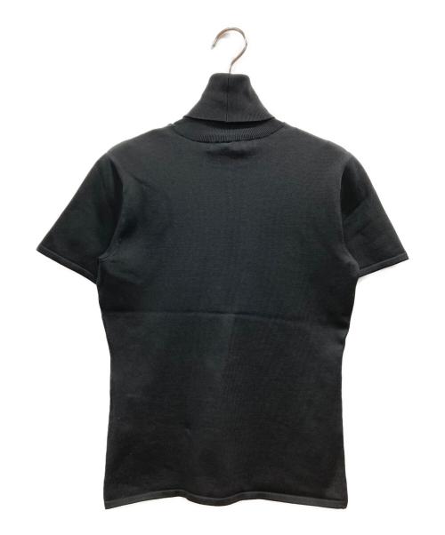 RALPH LAUREN BlackLabel（ラルフローレンブラックレーベル）RALPH LAUREN BlackLabel (ラルフローレンブラックレーベル) サマーニット ブラック サイズ:Mの古着・服飾アイテム