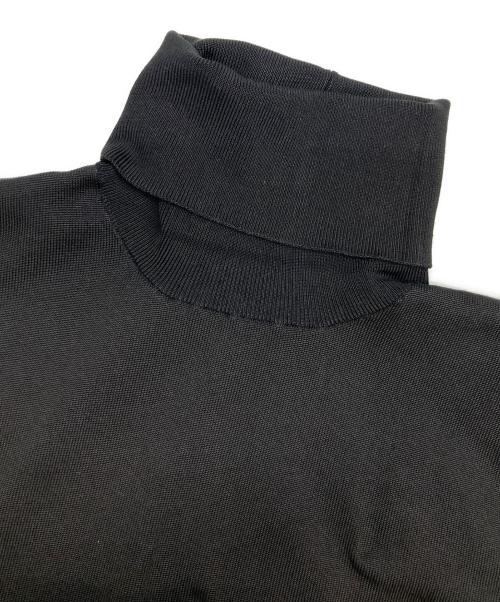RALPH LAUREN BlackLabel（ラルフローレンブラックレーベル）RALPH LAUREN BlackLabel (ラルフローレンブラックレーベル) サマーニット ブラック サイズ:Mの古着・服飾アイテム