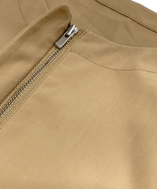 LACOSTE（ラコステ）LACOSTE (ラコステ) クルーネックショートブルゾン ブラウン サイズ:34の古着・服飾アイテム