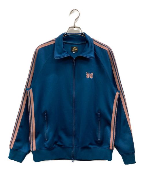 Needles（ニードルズ）Needles (ニードルズ) Track Jacket - Poly Smooth ピンク×ブルー サイズ:Mの古着・服飾アイテム