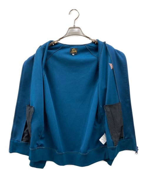 Needles（ニードルズ）Needles (ニードルズ) Track Jacket - Poly Smooth ピンク×ブルー サイズ:Mの古着・服飾アイテム