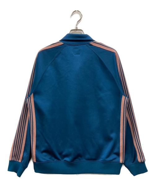 Needles（ニードルズ）Needles (ニードルズ) Track Jacket - Poly Smooth ピンク×ブルー サイズ:Mの古着・服飾アイテム