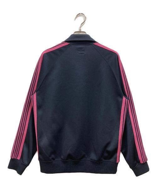 Needles（ニードルズ）Needles (ニードルズ) Track Jacket - Poly Smooth ピンク×ブラック サイズ:Mの古着・服飾アイテム