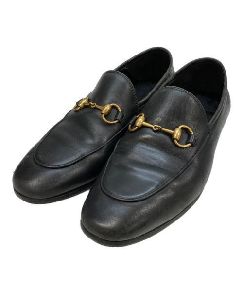 GUCCI（グッチ）GUCCI (グッチ) ブリクストンホースビットローファー ブラック サイズ:8の古着・服飾アイテム