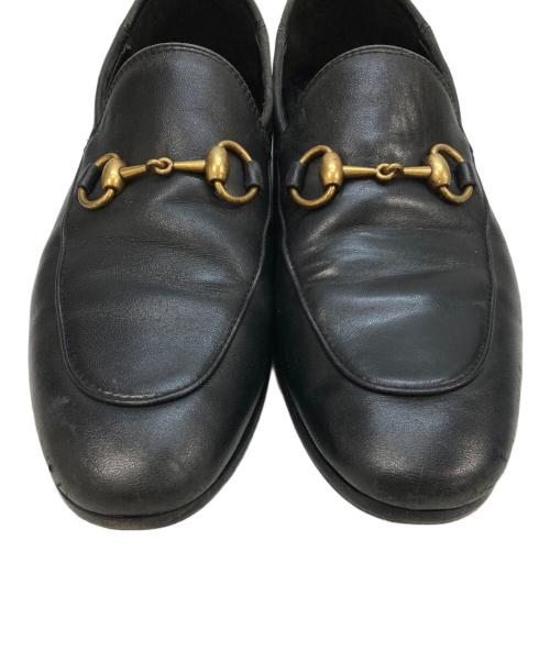 GUCCI（グッチ）GUCCI (グッチ) ブリクストンホースビットローファー ブラック サイズ:8の古着・服飾アイテム