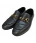GUCCI（グッチ）の古着「ブリクストンホースビットローファー」｜ブラック