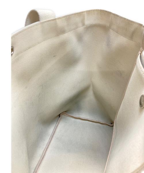 Herve Chapelier（エルベシャプリエ）Herve Chapelier (エルベシャプリエ) リュクススクエアトート ネイビー×シルバーの古着・服飾アイテム