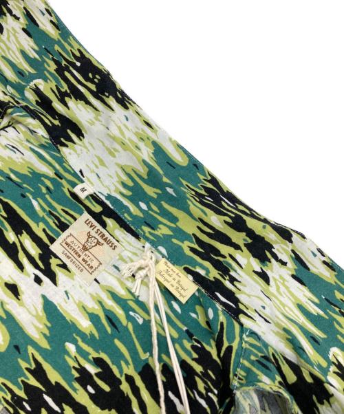 LEVI'S VINTAGE CLOTHING（リーバイス ビンテージ クロージング）LEVI'S VINTAGE CLOTHING (リーバイス ビンテージ クロージング) スプレットカラーシャツ グリーン サイズ:Mの古着・服飾アイテム